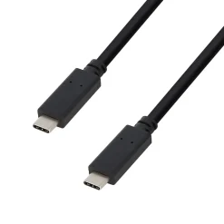 Usb Cables<VisionTek 6.56' USB Type-C Cable, Male to Male, Black (901440)