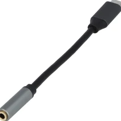 Usb Cables<VisionTek USB Type-C to Mini-Phone Stereo Audio Cable, Male to Female, Black (901480)