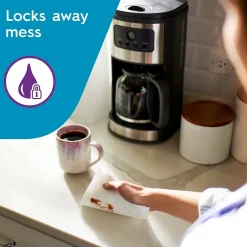 Paper Towels<Viva Choose-A-Sheet Multi-Surface Cloth Paper Towels, 2-Ply, 165 Sheets/Roll, 6 Rolls/Pack (53663)