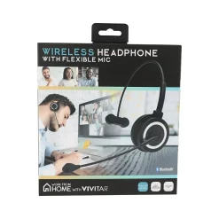 Vivitar Bluetooth On-Ear Headset with Microphone, Black (VWC105BLKT356)* Headsets