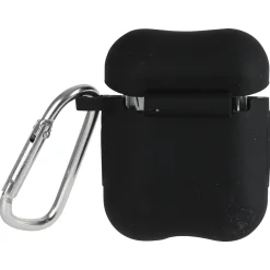 Vivitar Case with Carabiner for AirPods, Black (V90022BLKSTK12)