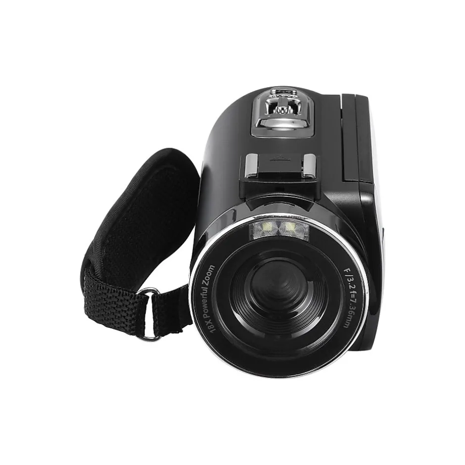 Cameras & Camcorders<Vivitar DVR E401 42MP 4K Digital Camcorder, Black (DVRE401-BLK-STK-4)