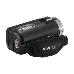 Cameras & Camcorders<Vivitar DVR E401 42MP 4K Digital Camcorder, Black (DVRE401-BLK-STK-4)