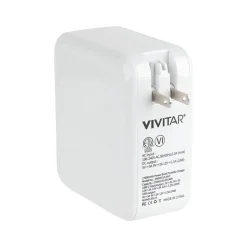 Vivitar PWRFL ProCharger USB-A/USB-C Power Bank, 27000mAh, White (PWR3010-WHT-T35-12)