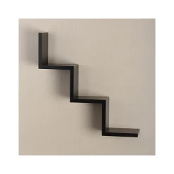 3-Shelf Wall-Mounted Ladder-Style Unit, 17.25