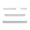 Sale Wall Shelves, White, 4/Pack (VW141003W) Shelving