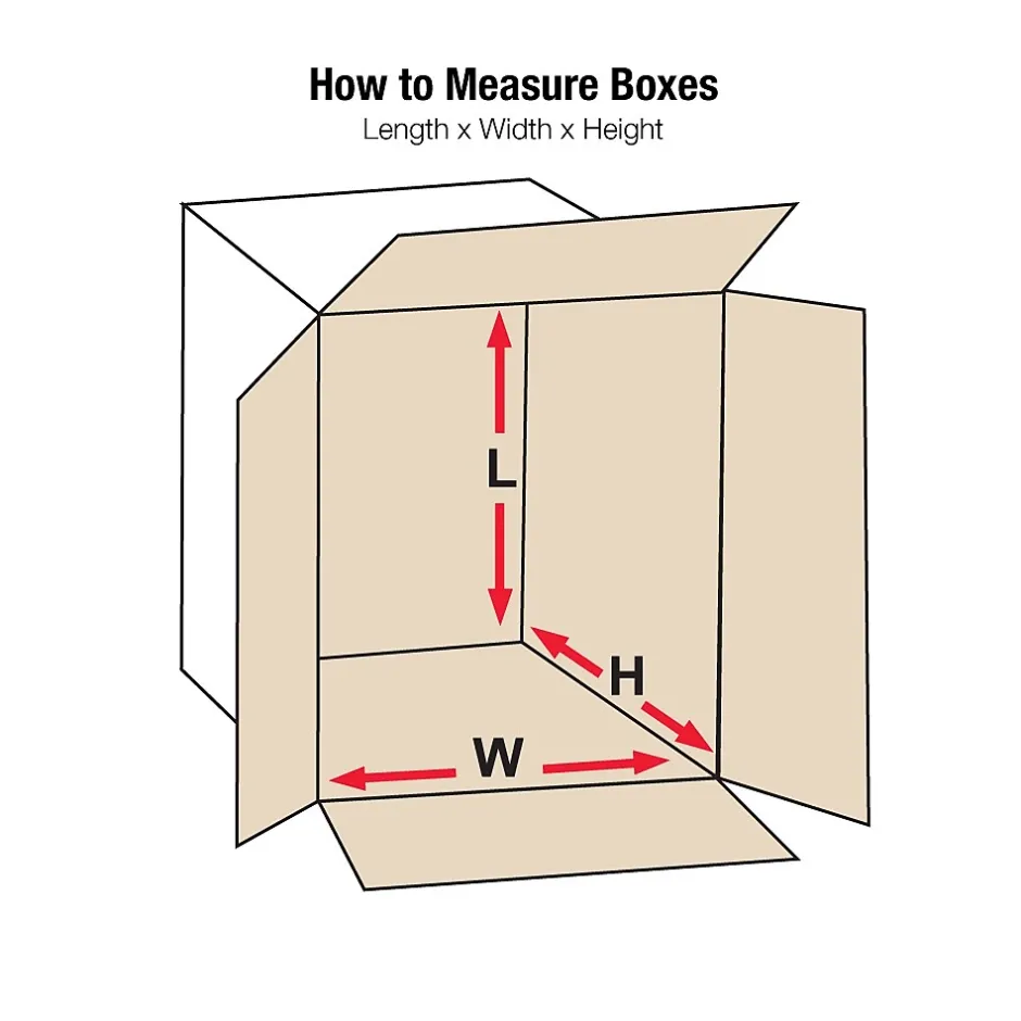 Partners Brand 999W White 9" x 9" Kraft Corrugated Mailers, 25/Bundle* Corrugated Mailers