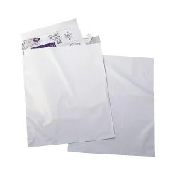 Staples 12"W x 15.5"L Peel & Seal Poly Mailers, White, 100/Box (QUA46199)* Poly Mailers