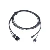 Usb Cables<Wacom 5.9' X-Shape USB-B to HDMI Audio/Video Cable, Male to Female/Male, Black (ACK44506Z)