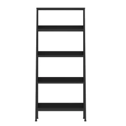 Online 55" Wood Ladder Bookshelf - Black (SPS55LDBL) Shelving