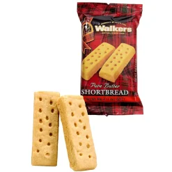 Cookies<Walkers Walker's Shortbread Fingers Pure Butter Shortbread Cookies, Individually Wrapped, 1.4 oz, 24/Pack (WKR00116)