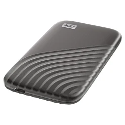 WD My Passport 500GB USB 3.2 External Solid State Drive, Grey (BAGF5000AGY)* Solid State Drives