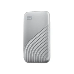 WD My Passport 1TB USB 3.2 External Solid-State Drive, Silver (BAGF0010BSL-WESN)* Solid State Drives