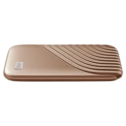 WD My Passport 1TB USB 3.2 External Solid-State Drive, Gold (BAGF0010BGD-WESN)* Solid State Drives
