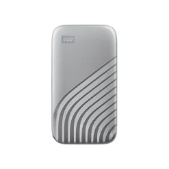 WD My Passport 2TB USB 3.2 External Solid-State Drive, Silver (BAGF0020BSL-WESN)* Solid State Drives
