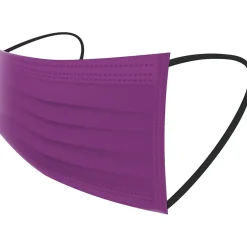 Masks<WeCare Disposable Face Masks, Assorted Violet Tones, 50/Pack (WMN100135)