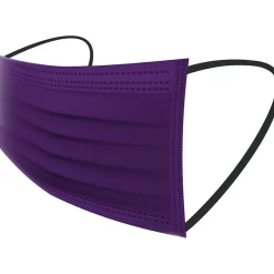 Masks<WeCare Disposable Face Masks, Assorted Violet Tones, 50/Pack (WMN100135)