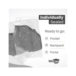 WeCare Disposable KN95 Face Mask, Adult, Dark Gray, 20/Pack (WCKN100)