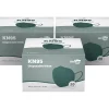 WeCare Disposable KN95 Face Mask, Adult, Dark Green, 20 Masks/Box, 3 Boxes/Pack (TBN203227)