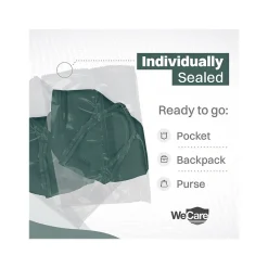 WeCare Disposable KN95 Face Mask, Adult, Dark Green, 20 Masks/Box, 50 Boxes/Pack (TBN203232)