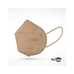 Masks<WeCare Earth Tones Disposable KN95 Fabric Face Masks, One Size, Assorted Colors, 20/Pack (WMN100126)