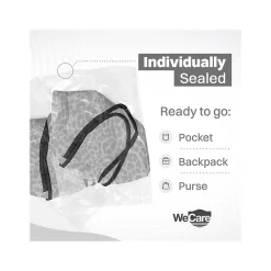 Masks<WeCare Leopard Print Disposable KN95 Fabric Face Masks, One Size, Assorted Colors, 20/Pack, 50 Packs/Carton (TBN203260)