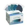 Masks<WeCare Ocean Tones Disposable KN95 Fabric Face Masks, One Size, Assorted Colors, 20/Pack (WMN100123)