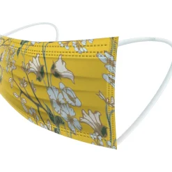 Masks<WeCare 3-ply Disposable Face Masks, Individually Wrapped, Adult, Assorted Spring Prints, 50/Box (WMN100079)