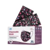Masks<WeCare 3-ply Disposable Face Mask, Adult, Flowers, 50/Box (WMN100073)