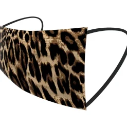 Masks<WeCare 3-ply Disposable Face Masks, Individually Wrapped, Kids, Assorted Animal Prints, 50/Box (WMN100082)