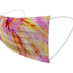 Masks<WeCare 3-ply Disposable Face Masks, Individually Wrapped, Adult, Assorted Colors, 50/Box (WMN100060)