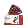 Masks<WeCare 3-ply Disposable Face Mask, Kids, Plaid, 50/Box (WMN100051)
