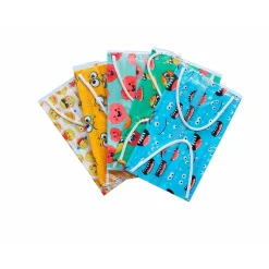 Masks<WeCare 3-ply Disposable Face Masks, Kids, Assorted Silly Face Designs, 50/Box (WMN100098)