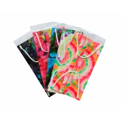 Masks<WeCare 3-ply Disposable Face Mask, Adult, Assorted Wacky Tie-Die Designs, 50/Box (WMN100092)