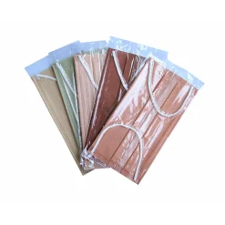 Masks<WeCare 3-ply Disposable Face Masks, Kids, Assorted Earth Tones, 50/Box (WMN100094)