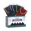 Masks<WeCare 3-ply Disposable Face Mask ,Adult, Assorted Jewel Tones, 50/Box (WMN100091)