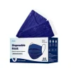 Masks<WeCare 3-ply Disposable Face Mask, Adult, Navy, 50/Box (WMN100022)