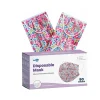 Masks<WeCare 3-ply Disposable Face Mask, Adult, Flowers, 50/Pack (WMN100106)