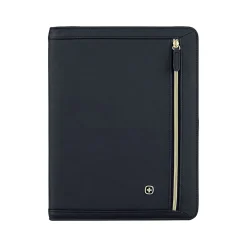 Wenger Amelie Polyester Padfolio with Zipper Closure, Navy (601565)