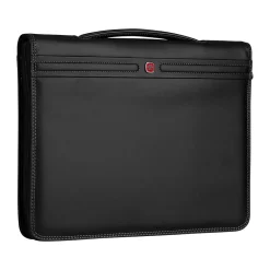 Wenger Concept Polyester Padfolio with Zipper Closure, Black (601563)