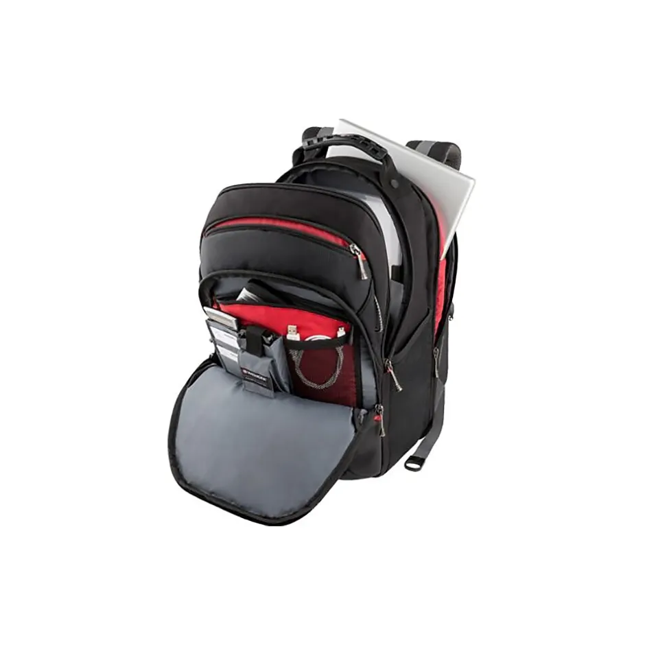Backpacks<Wenger Legacy 16" Laptop Backpack, Black/Gray (WA-7329-14F00)