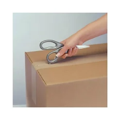 Westcott E-Z Open 8" Stainless Steel Multi-Purpose Scissors, Pointed Tip, Gray (13227) Sale