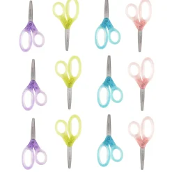 Acme United Westcott® Jellies™ Kids 5" Stainless Steel Gel Handle Scissors, Blunt Tip, Assorted Colors, 12/Pack (67364) Hot
