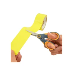 Westcott Titanium Bonded 5" Non-Stick Titanium Multi-Purpose/Heavy Duty Scissor, Pointed Tip, Gray/Yellow (14881) Hot