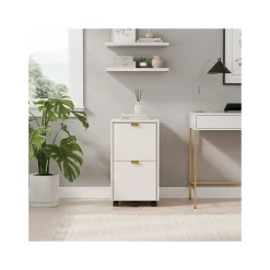 Best Breenly 2-Drawer Mobile Vertical File Cabinet, Letter/Legal Size, 28