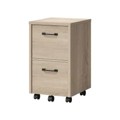 Hot Dulzura 2-Drawer Mobile Vertical File Cabinet, Letter/Legal Size, 29.25"H x 17"W x 20"D, Warm Brown (SPUS-DZMF-LBM) File Cabinets