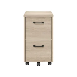 Hot Dulzura 2-Drawer Mobile Vertical File Cabinet, Letter/Legal Size, 29.25"H x 17"W x 20"D, Warm Brown (SPUS-DZMF-LBM) File Cabinets