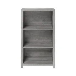 Outlet Fallbrook 3-Shelf 48"H Bookcase, Smoked Ash/Rustic Warm Gray (SPUS-FBBK-GM) Bookcases