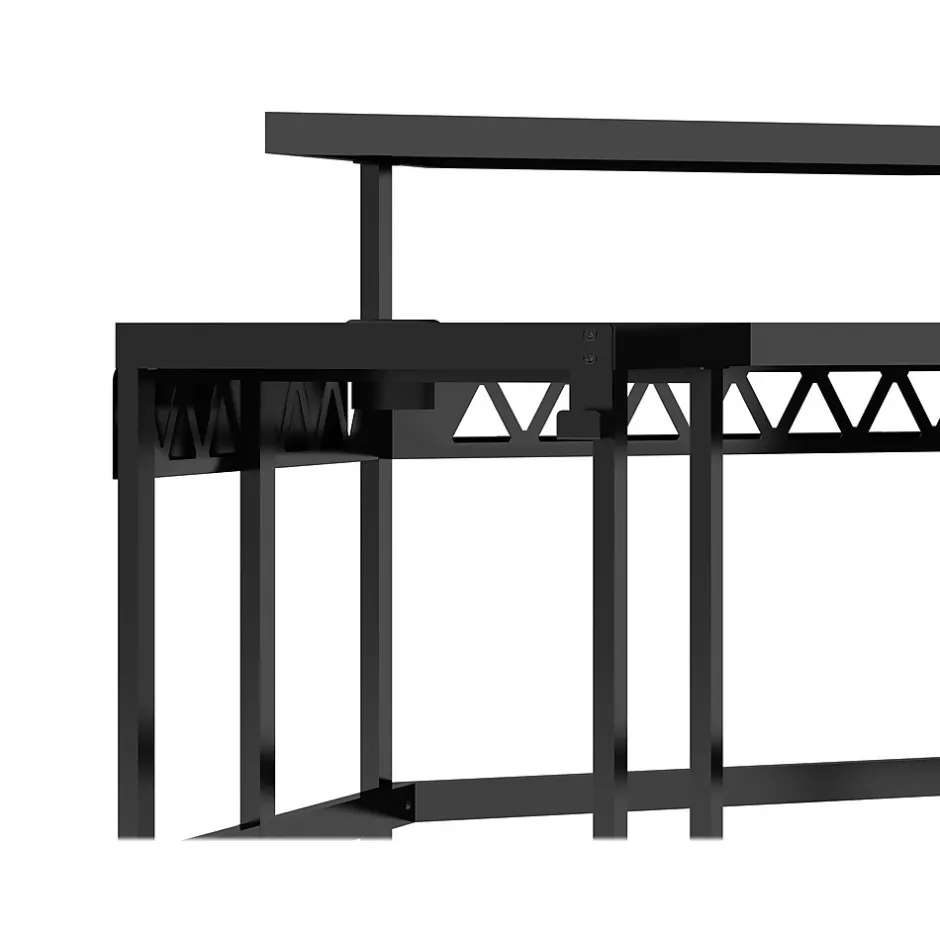 Leet LevelUp 53"W Corner Desk, Onyx (SPLS-LTCGD) Corner Desks