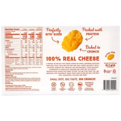Crackers<Whisps Baked Cheese Bites Variety Snack Packs, 0.63 oz, 18/Pack (220-02347)